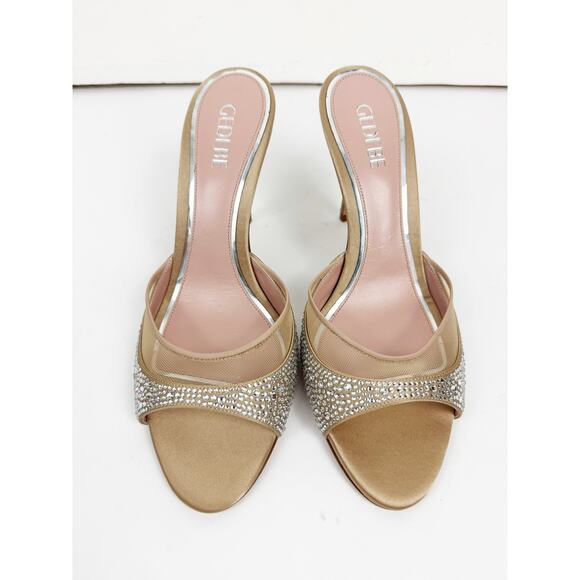 GEDEBE ISABELI EMBELLISHED SLIDE SANDALS MULES - Picture 6 of 9